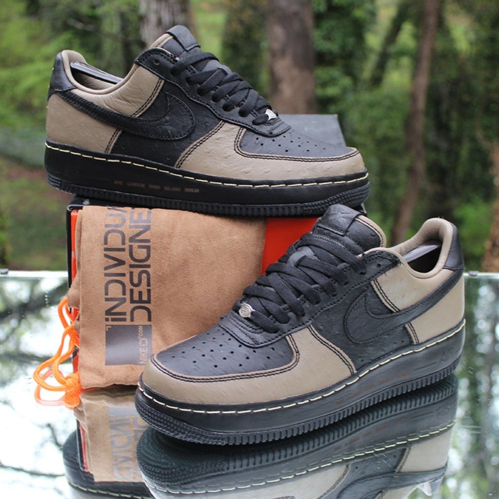 Vintage Nike Air Force 1 Id 2005 Ostrich Leather